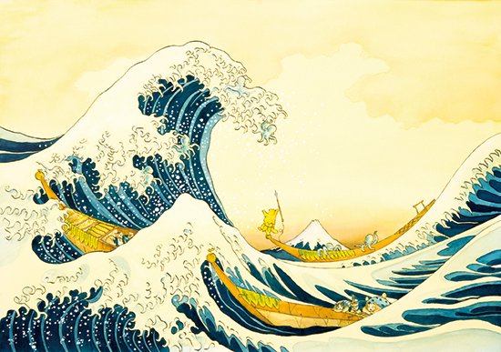ますむらひろしの北斎展 Atagoal Hokusai 過去の展覧会 八王子市夢美術館